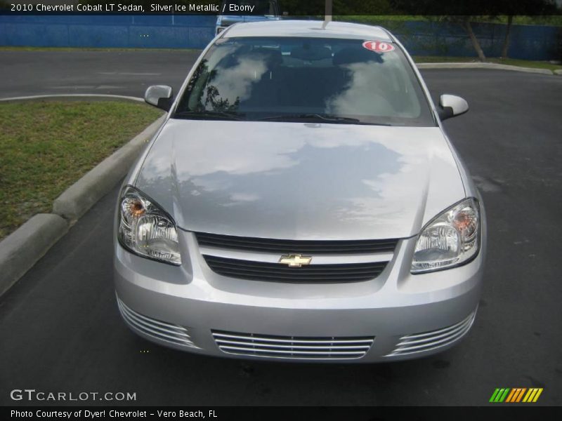 Silver Ice Metallic / Ebony 2010 Chevrolet Cobalt LT Sedan