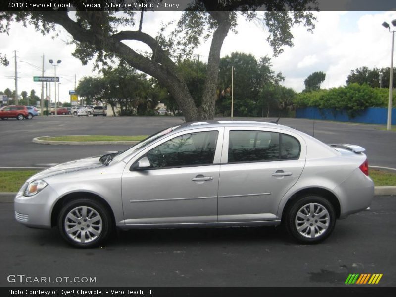 Silver Ice Metallic / Ebony 2010 Chevrolet Cobalt LT Sedan