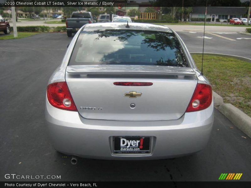 Silver Ice Metallic / Ebony 2010 Chevrolet Cobalt LT Sedan