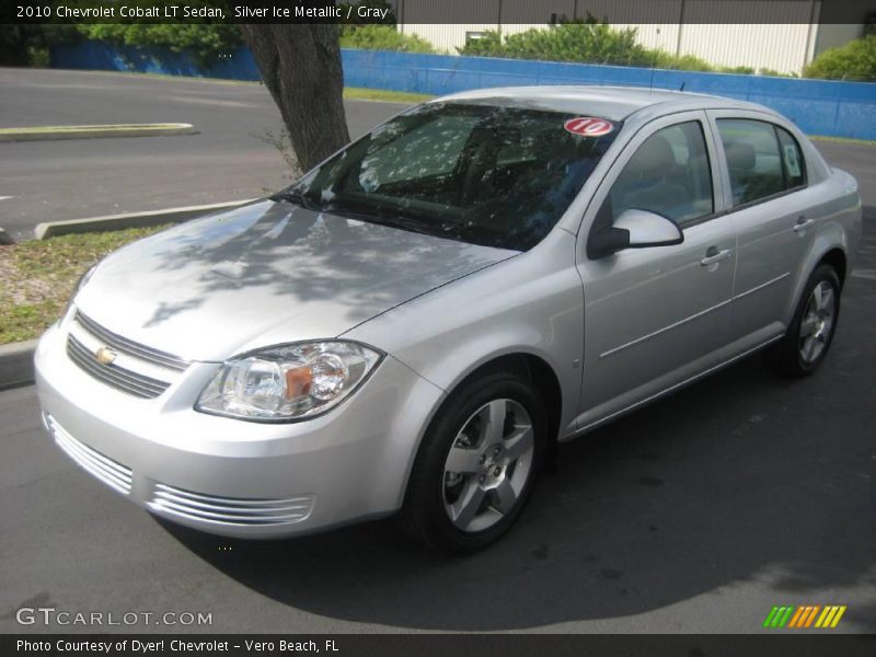 Silver Ice Metallic / Gray 2010 Chevrolet Cobalt LT Sedan
