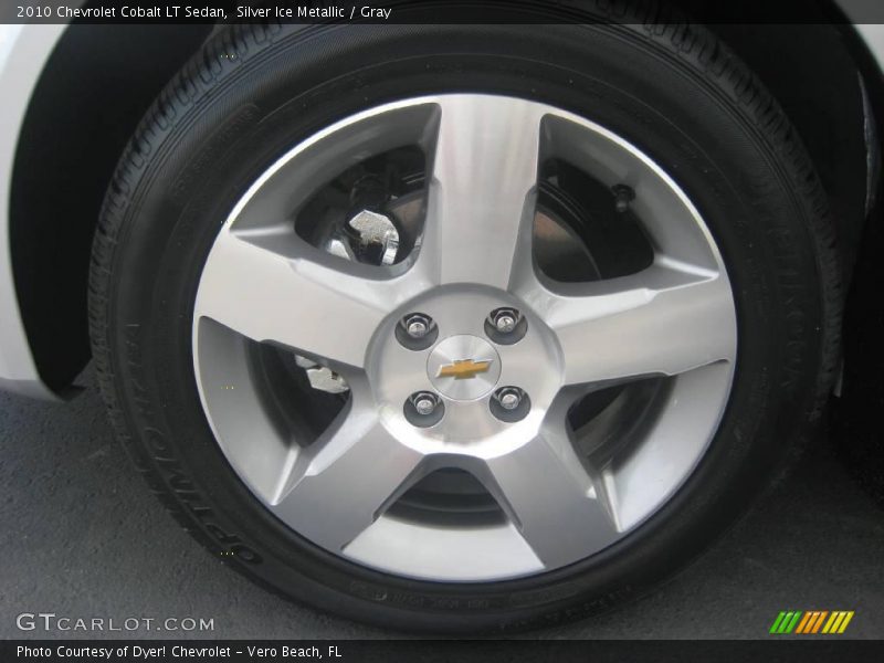 Silver Ice Metallic / Gray 2010 Chevrolet Cobalt LT Sedan