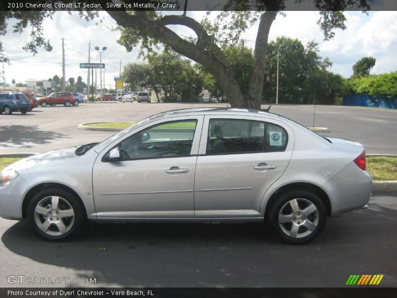 Silver Ice Metallic / Gray 2010 Chevrolet Cobalt LT Sedan