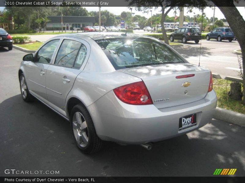 Silver Ice Metallic / Gray 2010 Chevrolet Cobalt LT Sedan