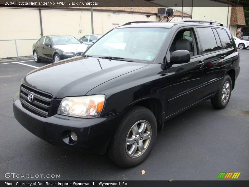 Black / Charcoal 2004 Toyota Highlander V6 4WD