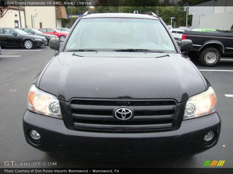 Black / Charcoal 2004 Toyota Highlander V6 4WD