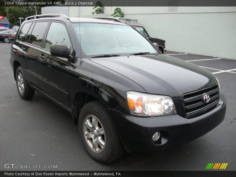 Black / Charcoal 2004 Toyota Highlander V6 4WD