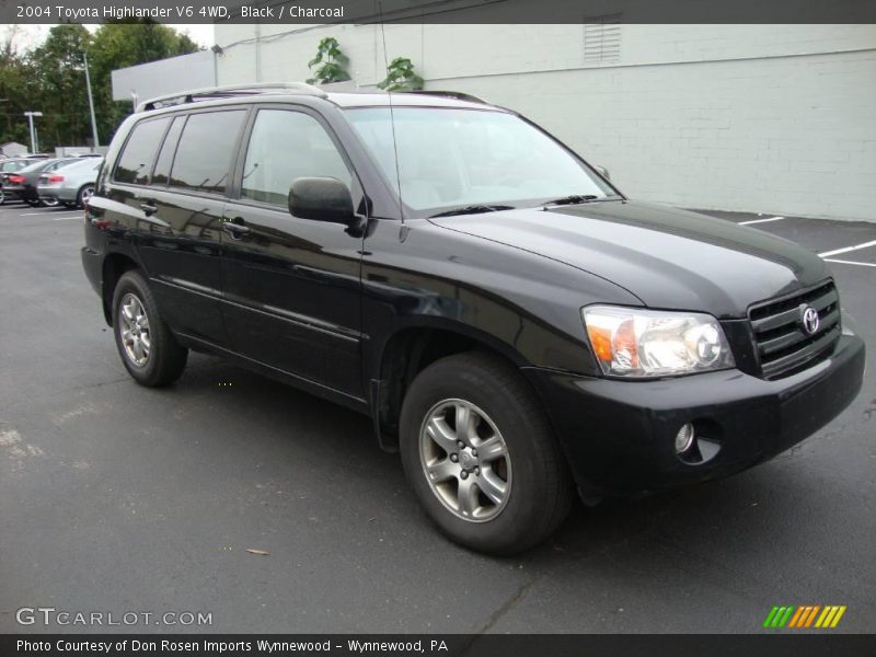Black / Charcoal 2004 Toyota Highlander V6 4WD