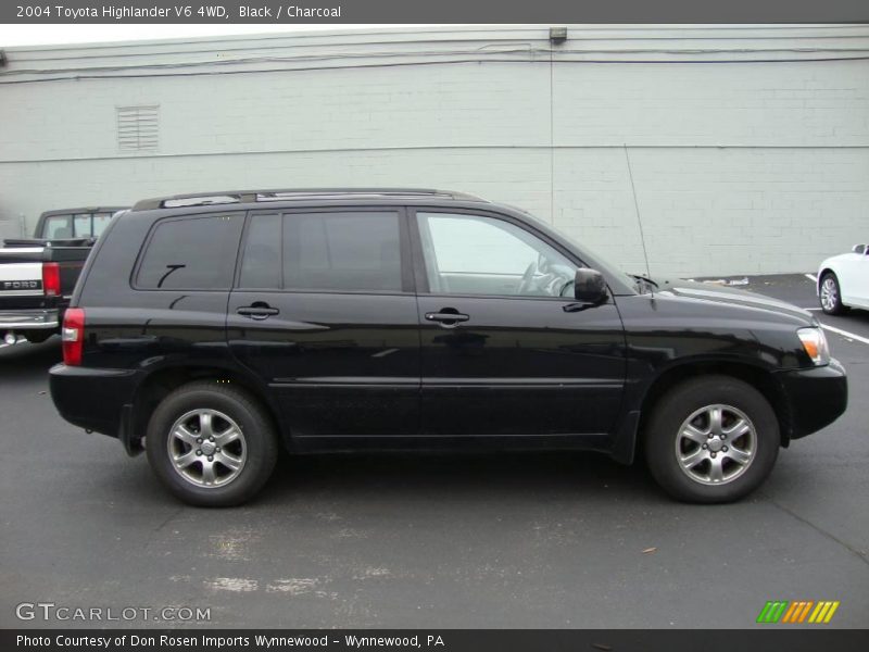 Black / Charcoal 2004 Toyota Highlander V6 4WD