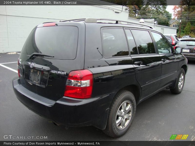 Black / Charcoal 2004 Toyota Highlander V6 4WD