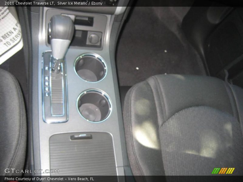 Silver Ice Metallic / Ebony 2010 Chevrolet Traverse LT