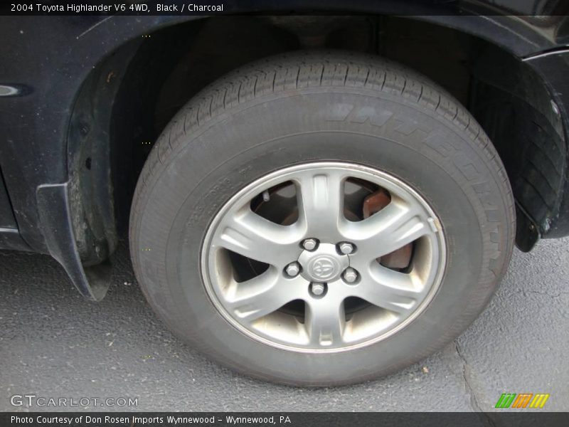 Black / Charcoal 2004 Toyota Highlander V6 4WD