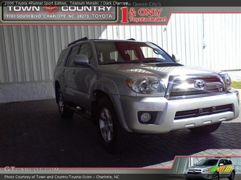 Titanium Metallic / Dark Charcoal 2006 Toyota 4Runner Sport Edition