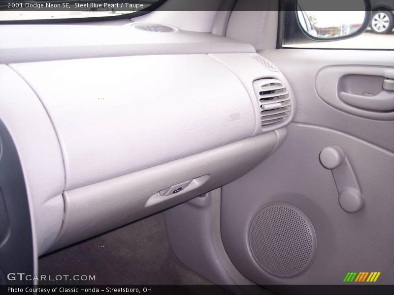 Steel Blue Pearl / Taupe 2001 Dodge Neon SE