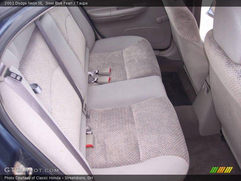 Steel Blue Pearl / Taupe 2001 Dodge Neon SE