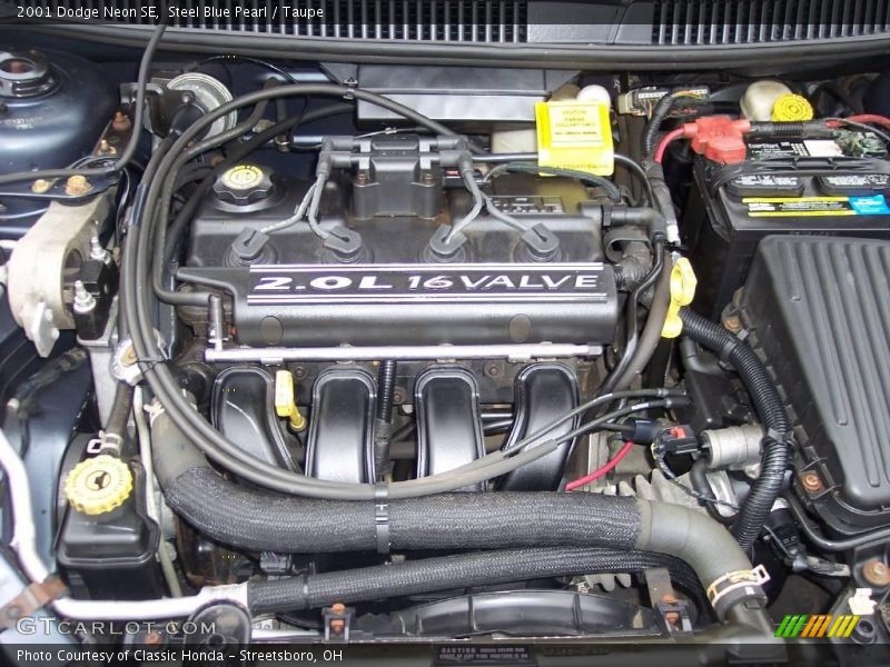 Steel Blue Pearl / Taupe 2001 Dodge Neon SE
