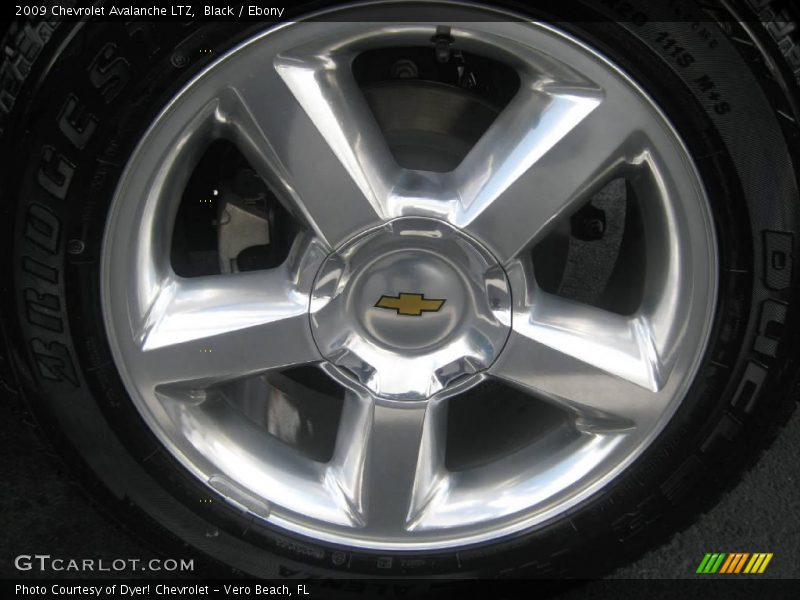 Black / Ebony 2009 Chevrolet Avalanche LTZ