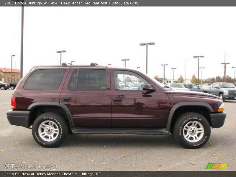 Deep Molten Red Pearlcoat / Dark Slate Gray 2003 Dodge Durango SXT 4x4