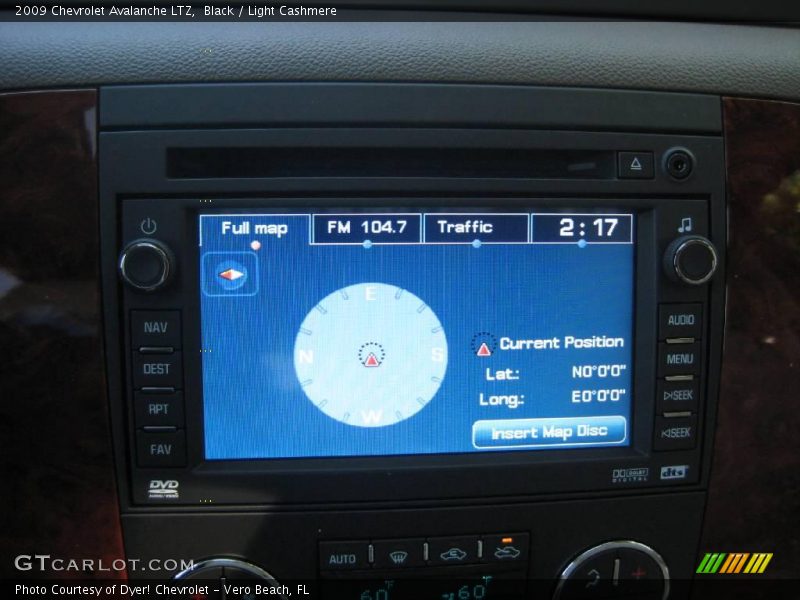 Black / Light Cashmere 2009 Chevrolet Avalanche LTZ