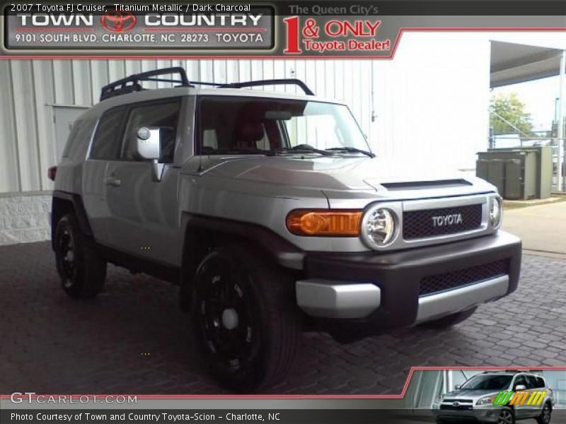 Titanium Metallic / Dark Charcoal 2007 Toyota FJ Cruiser