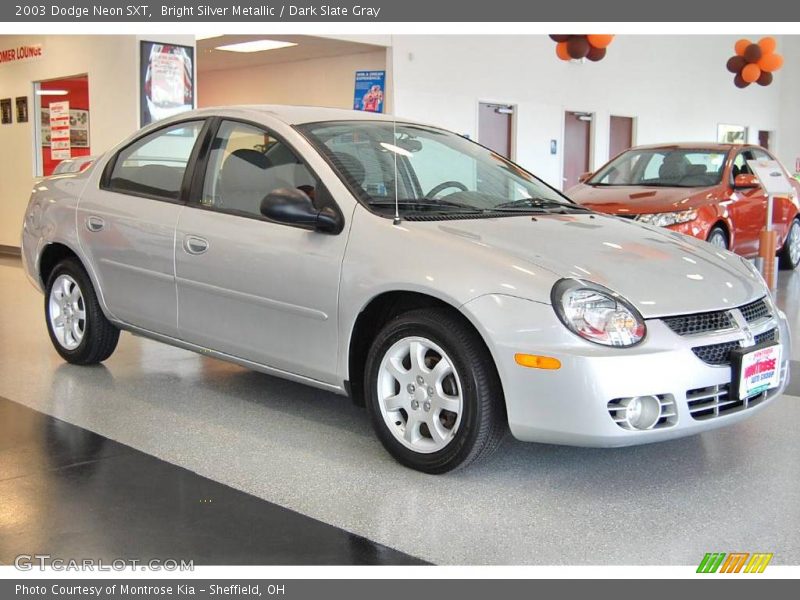 Bright Silver Metallic / Dark Slate Gray 2003 Dodge Neon SXT