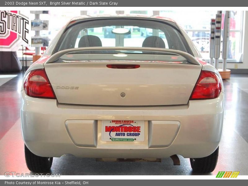 Bright Silver Metallic / Dark Slate Gray 2003 Dodge Neon SXT