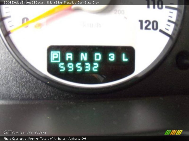 Bright Silver Metallic / Dark Slate Gray 2004 Dodge Stratus SE Sedan