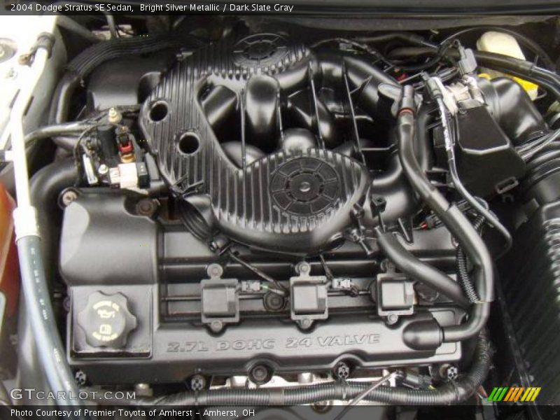 Bright Silver Metallic / Dark Slate Gray 2004 Dodge Stratus SE Sedan