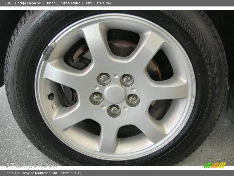 Bright Silver Metallic / Dark Slate Gray 2003 Dodge Neon SXT