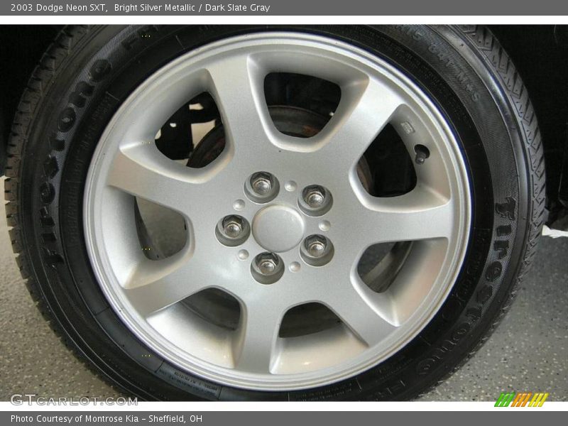 Bright Silver Metallic / Dark Slate Gray 2003 Dodge Neon SXT