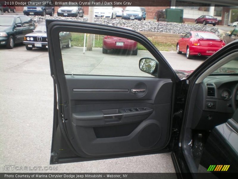 Brilliant Black Crystal Pearl / Dark Slate Gray 2010 Dodge Charger SRT8