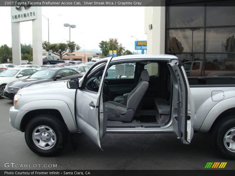 Silver Streak Mica / Graphite Gray 2007 Toyota Tacoma PreRunner Access Cab