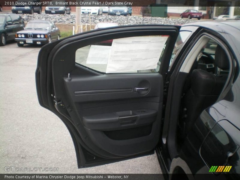 Brilliant Black Crystal Pearl / Dark Slate Gray 2010 Dodge Charger SRT8