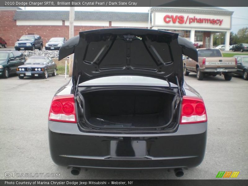 Brilliant Black Crystal Pearl / Dark Slate Gray 2010 Dodge Charger SRT8
