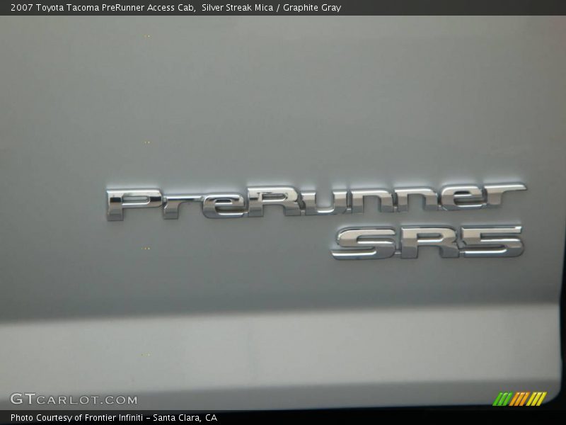 Silver Streak Mica / Graphite Gray 2007 Toyota Tacoma PreRunner Access Cab