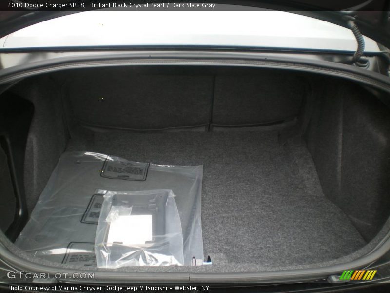 Brilliant Black Crystal Pearl / Dark Slate Gray 2010 Dodge Charger SRT8