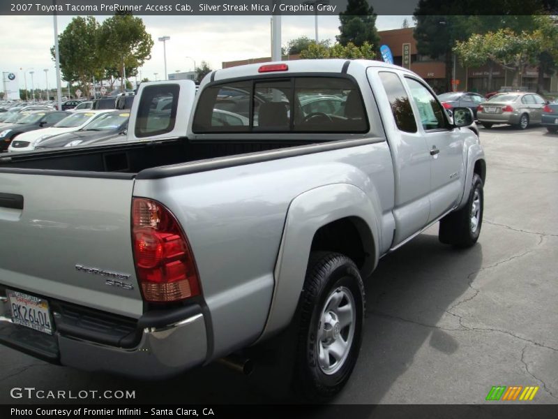 Silver Streak Mica / Graphite Gray 2007 Toyota Tacoma PreRunner Access Cab