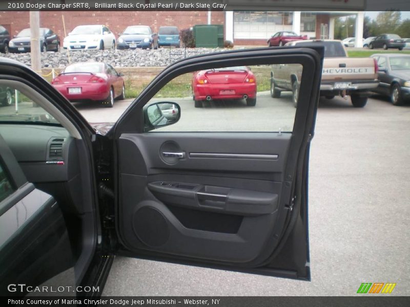 Brilliant Black Crystal Pearl / Dark Slate Gray 2010 Dodge Charger SRT8