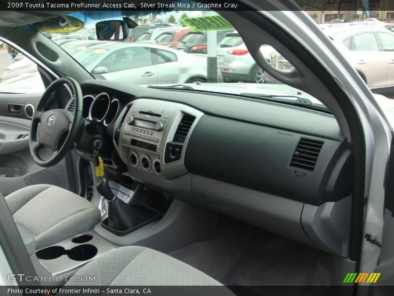 Silver Streak Mica / Graphite Gray 2007 Toyota Tacoma PreRunner Access Cab