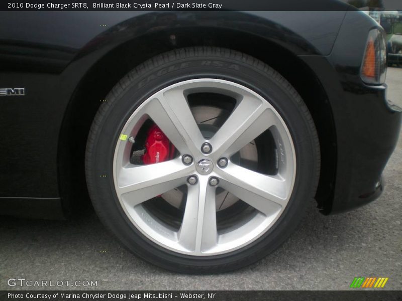 Brilliant Black Crystal Pearl / Dark Slate Gray 2010 Dodge Charger SRT8