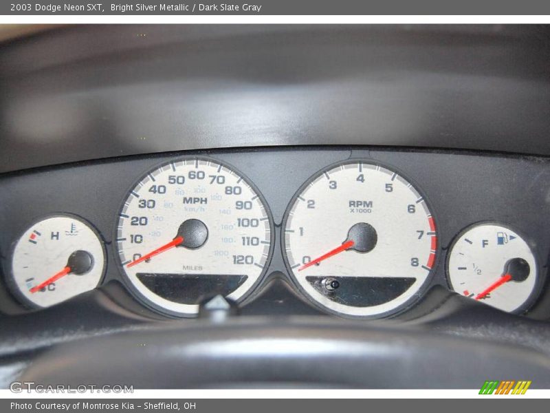 Bright Silver Metallic / Dark Slate Gray 2003 Dodge Neon SXT