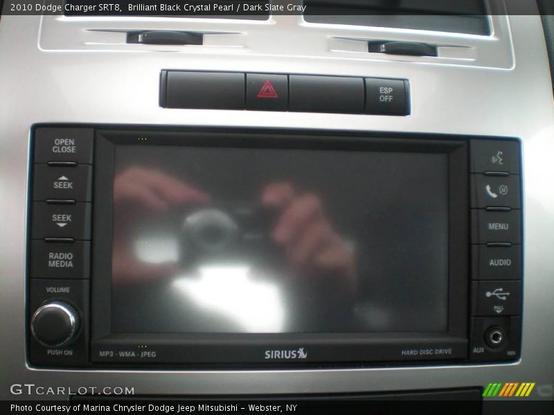 Brilliant Black Crystal Pearl / Dark Slate Gray 2010 Dodge Charger SRT8