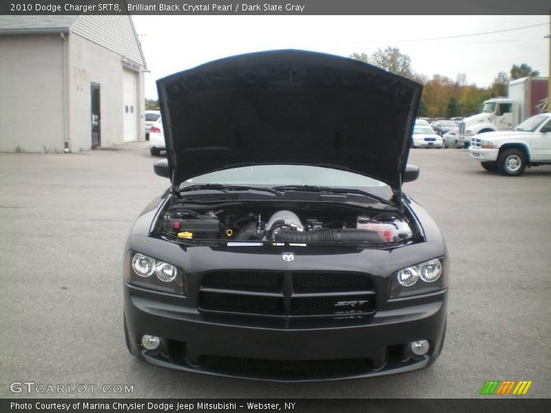 Brilliant Black Crystal Pearl / Dark Slate Gray 2010 Dodge Charger SRT8