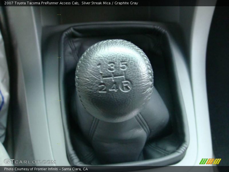Silver Streak Mica / Graphite Gray 2007 Toyota Tacoma PreRunner Access Cab