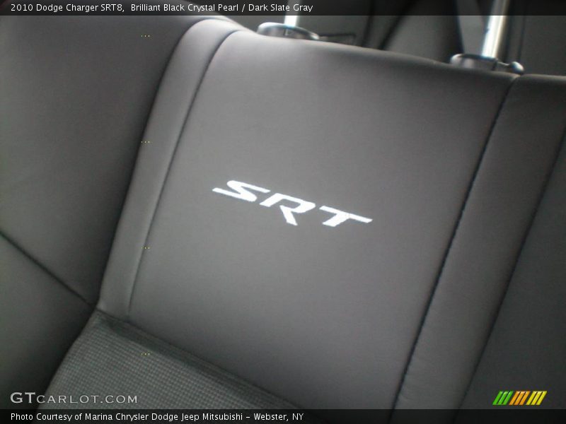 Brilliant Black Crystal Pearl / Dark Slate Gray 2010 Dodge Charger SRT8