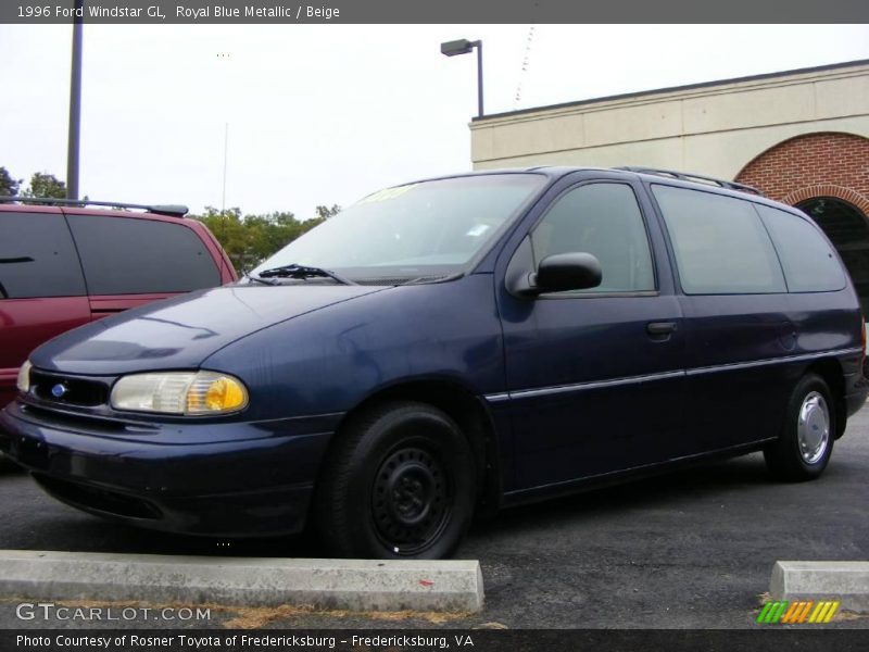 Royal Blue Metallic / Beige 1996 Ford Windstar GL