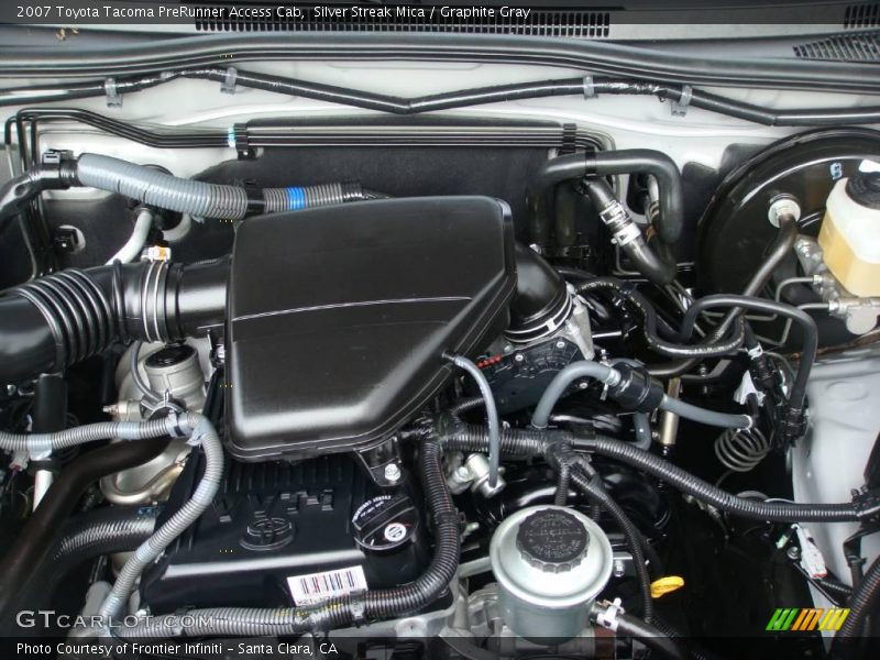 Silver Streak Mica / Graphite Gray 2007 Toyota Tacoma PreRunner Access Cab