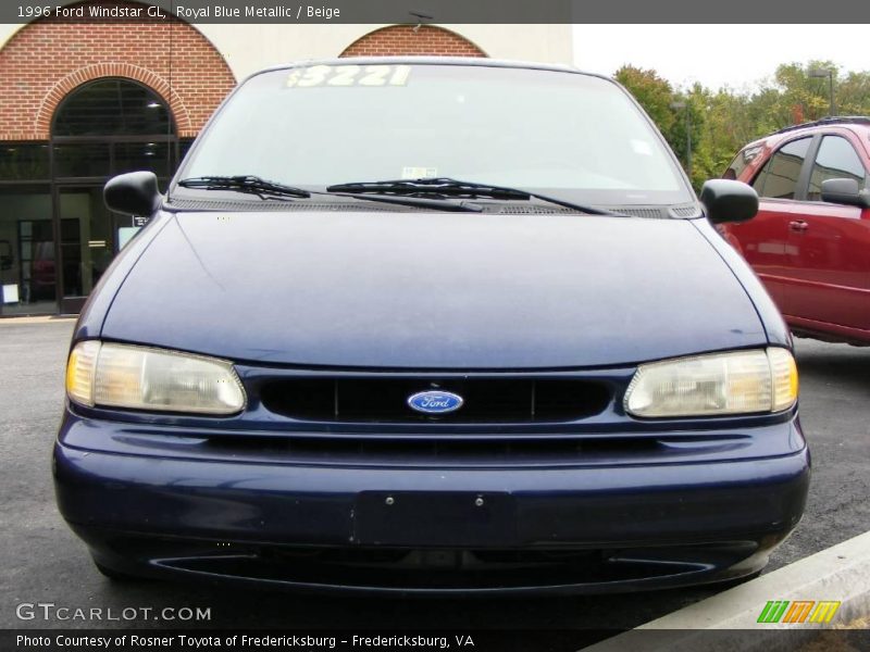 Royal Blue Metallic / Beige 1996 Ford Windstar GL