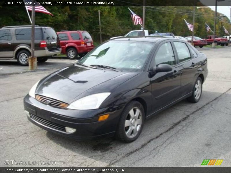 Pitch Black / Medium Graphite Grey 2001 Ford Focus ZTS Sedan