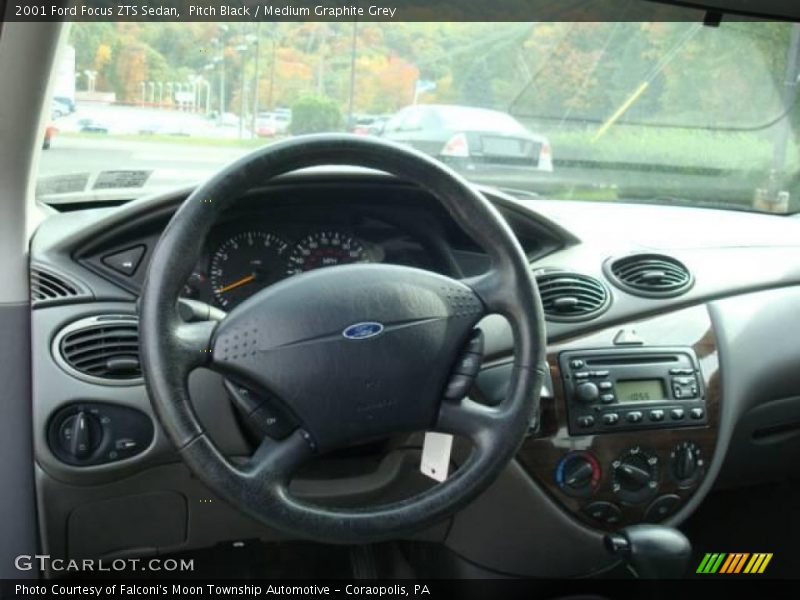 Pitch Black / Medium Graphite Grey 2001 Ford Focus ZTS Sedan