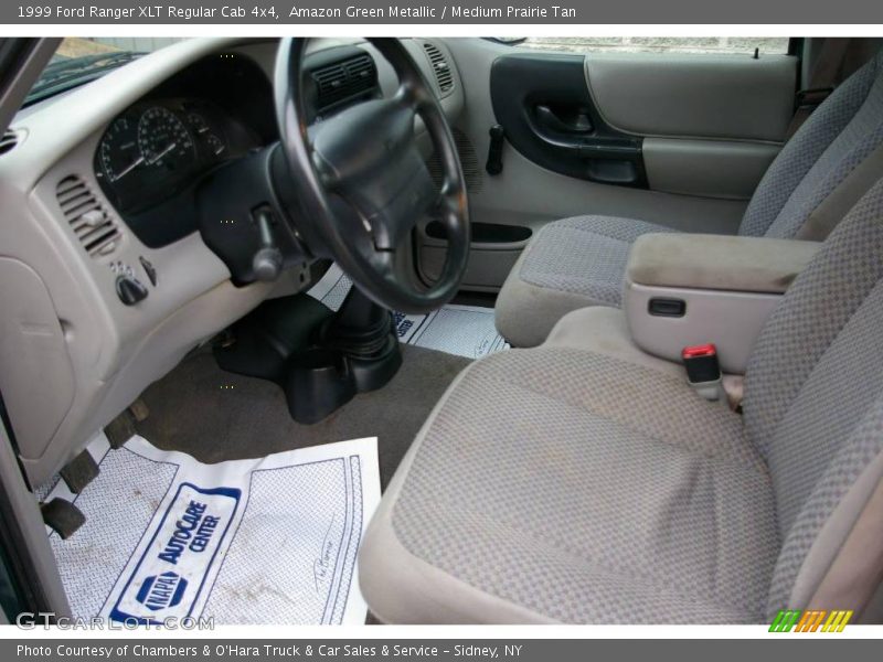 Amazon Green Metallic / Medium Prairie Tan 1999 Ford Ranger XLT Regular Cab 4x4